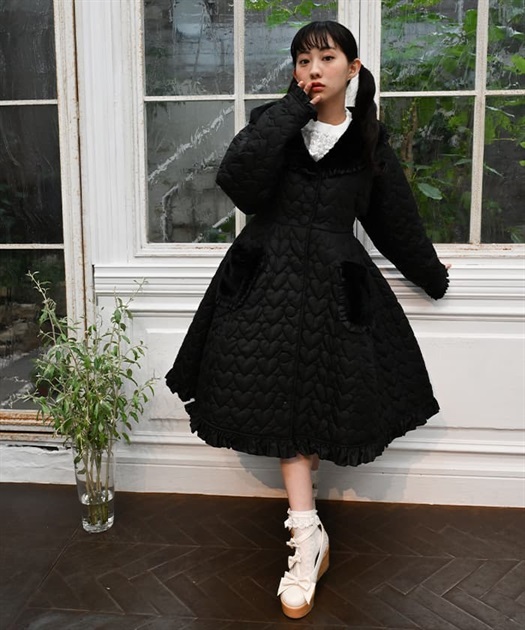 ハートキルティングコート | 衣料 | axes femme online shop ハートキルティングコート | 衣料 | axes femme online shop