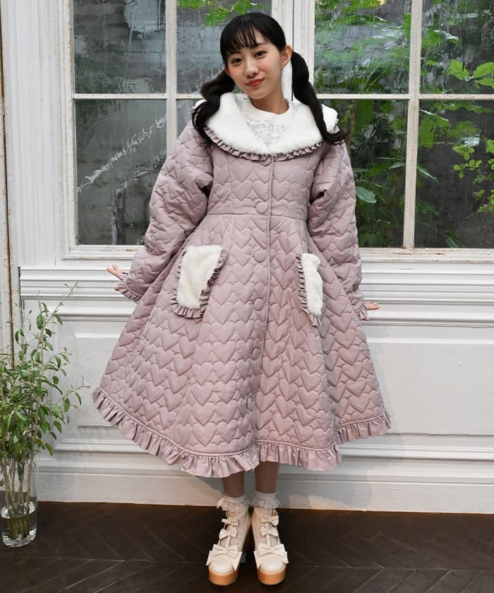 ハートキルティングコート | レディース服・レディース ハートキルティングコート | レディース服・レディース
