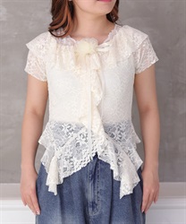 レーストップス【2点10%OFF対象商品】(生成り-F)