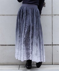 グラデレースサーキュラースカート【追加予約】 | レディース服 グラデレースサーキュラースカート【追加予約】 | レディース服