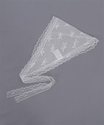 リボンチュールバブーシュカ(白-F)