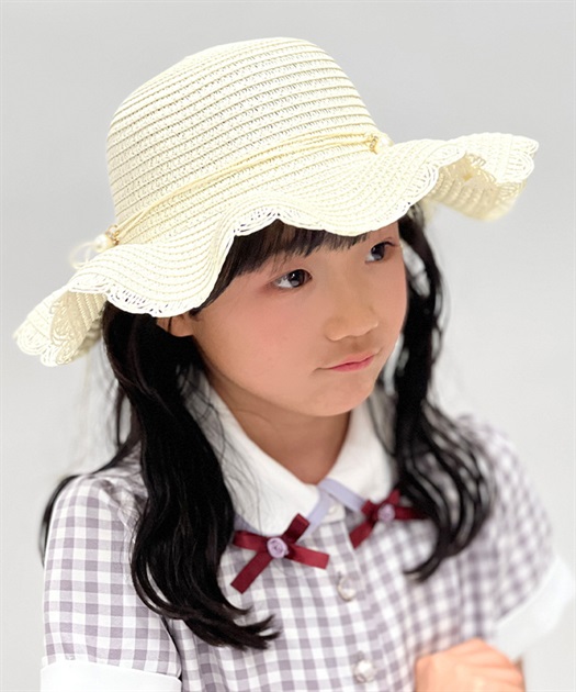 レース編み風ハット