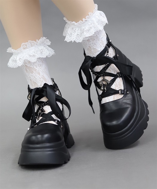 レースフリルソックス