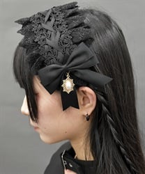 レースアップヘッドドレス | outlet | axes femme online shop レースアップヘッドドレス | outlet | axes femme online shop