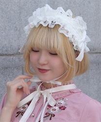 レースフリルヘッドドレス