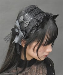 デビル羽付ヘッドドレス(黒-F)