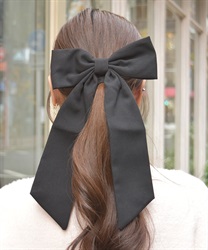 ロングリボンバレッタ(黒-F)