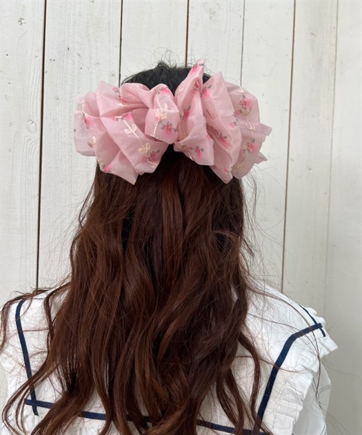 花柄リボンバレッタ | outlet | axes femme online shop 花柄リボンバレッタ | outlet | axes femme online shop