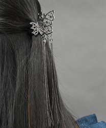 ビジュー蝶ミニヘアークリップ | レディース服・レディース
