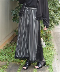 アソート柄サイドリボンパンツ【WEB先行販売】(チャコール-F)