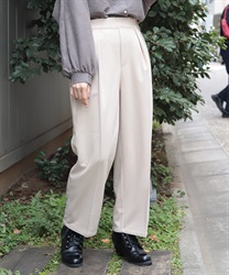 薔薇刺繍裏起毛パンツ【ランク別お値下げ対象商品】(ベージュ-M)