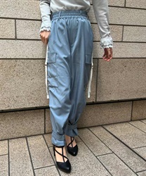 サイドラインカーゴパンツ(ブルー-F)