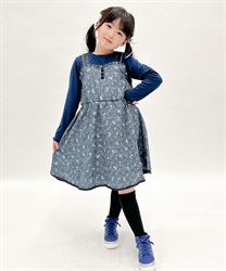 kidsチェック×うさぎ重ね着風ワンピース | outlet | axes femme online 