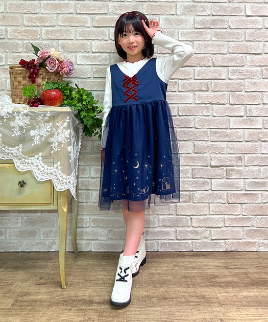 kidsネコ×星空箔プリントワンピース | outlet | axes femme kidsネコ×星空箔プリントワンピース | outlet | axes femme