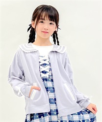 ロゴ刺繍セーラー襟ブルゾン | レディース服・レディース ロゴ刺繍セーラー襟ブルゾン | レディース服・レディース