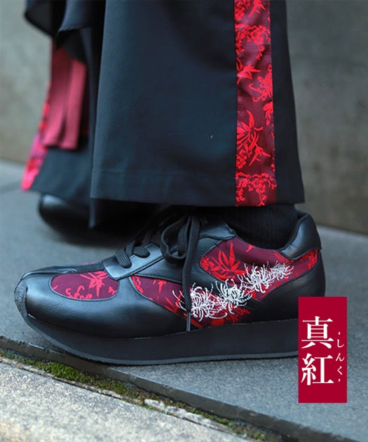 彼岸花刺繍タビスニーカー | REZEN | axes femme online shop 彼岸花刺繍タビスニーカー | REZEN | axes femme online shop