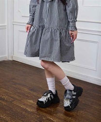 ＦＢデザインレーススニーカー【2点10%OFF対象商品】(黒-S)
