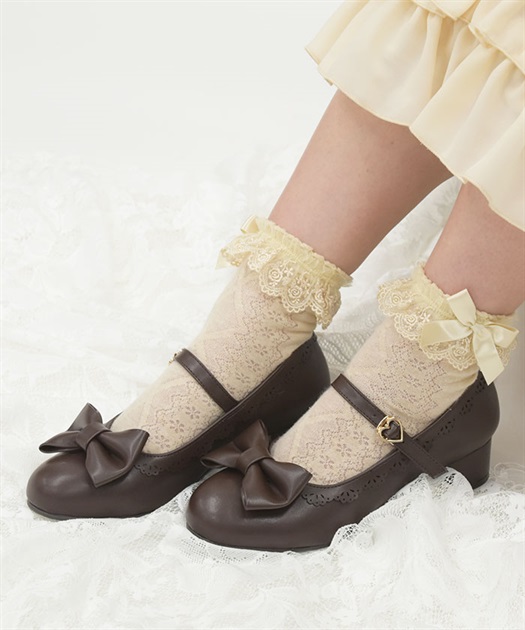 ローヒールリボンパンプス | kawaii | axes femme online shop ローヒールリボンパンプス | kawaii | axes femme online shop