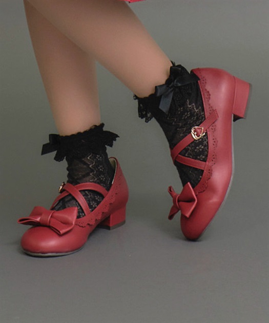 クロスベルトリボンパンプス | kawaii | axes femme online shop クロスベルトリボンパンプス | kawaii | axes femme online shop