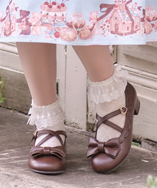 クロスベルトリボンパンプス | kawaii | axes femme online shop クロスベルトリボンパンプス | kawaii | axes femme online shop