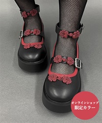 チャイナ釦厚底シューズ(Ｃ-S)