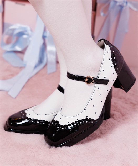 かなりえずき 柄切替カッティングパンプス | POETIQUE | axes femme online shop