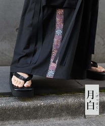 霞柄雪駄サンダル【2点10%OFF対象商品】(月白-23.5)