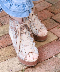 レースアップブーサン【予約】(サックス-S)