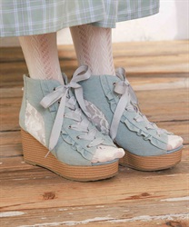 レースアップブーサン【予約】(ブルー-S)