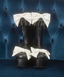 フリルリボンショートブーツ(Ａ-Ｓ)