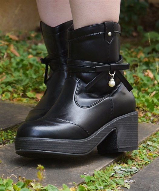 サイドリボンウエスタンブーツ | axes femme online shop