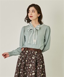 メルティショコラ刺繍ニット | outlet | axes femme online shop 