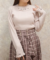 バラボトルネックリブニット【WEB先行販売】(ピンク-F)