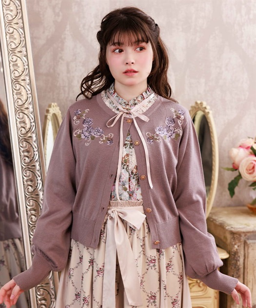 フラワーガーデン刺繍カーディガン | レディース服・レディース フラワーガーデン刺繍カーディガン | レディース服・レディース