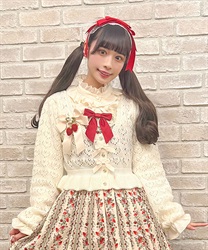 ハート透かし編みニットボレロ | outlet | axes femme online shop ハート透かし編みニットボレロ | outlet | axes femme online shop