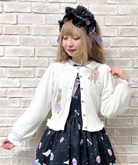 ハロウィンナイト刺繍カーデ | レディース服・レディース