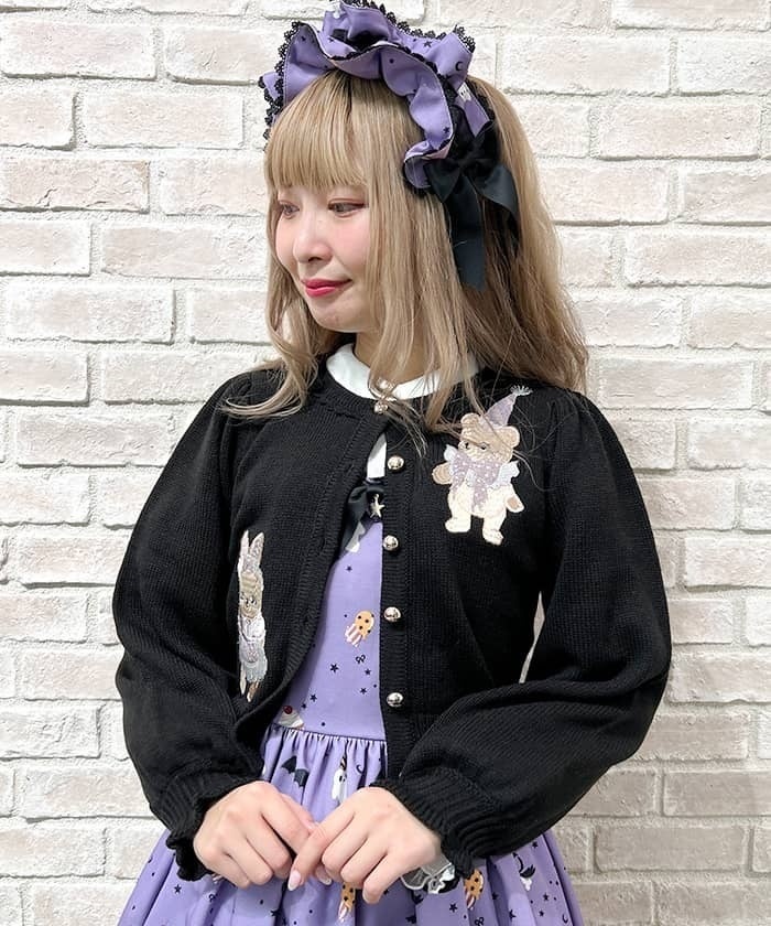 △axes femme kawaii△ハロウィンナイトシリーズ ジャンスカ 紫