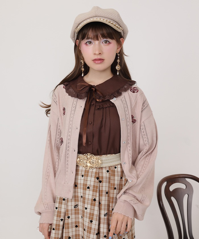 ピンク カーディガン | axes femme(アクシーズファム)公式onlineshop