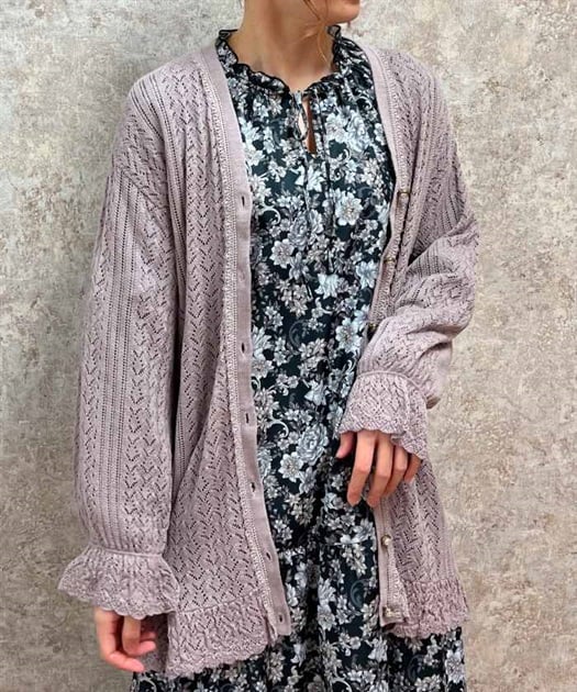 axes femme ロングカーディガン