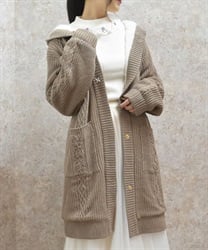 裏ボアニットコーディガン | outlet | axes femme online shop 裏ボアニットコーディガン | outlet | axes femme online shop
