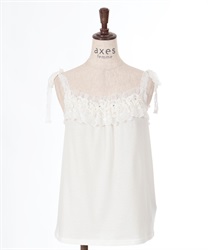 レースアップリボンキャミワンピース | outlet | axes femme