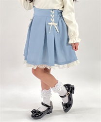 レースアップスカパン(サックス-120cm)