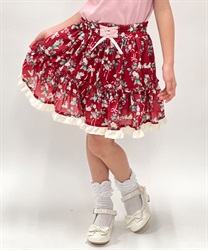 いちご柄スカート(赤-120cm)