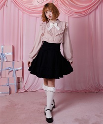 ハイウエストドロストスカパン【期間限定価格】(黒-M)