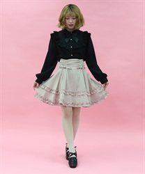 ハイウエストドロストスカパン【期間限定価格】(ピンク-M)