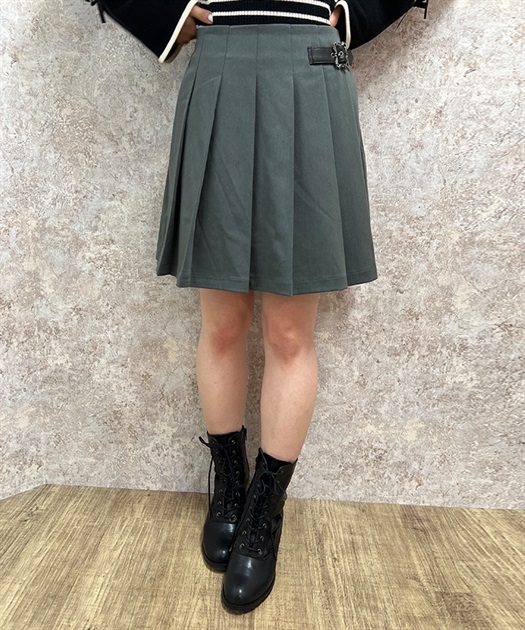 ベルト装飾プリーツキュロット【期間限定価格】 | outlet | axes ベルト装飾プリーツキュロット【期間限定価格】 | outlet | axes