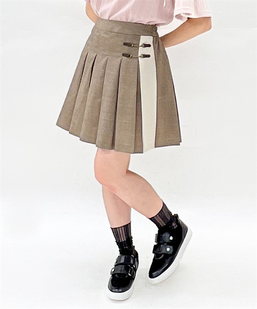 バイカラープリーツキュロット | axes femme | axes femme バイカラープリーツキュロット | axes femme | axes femme