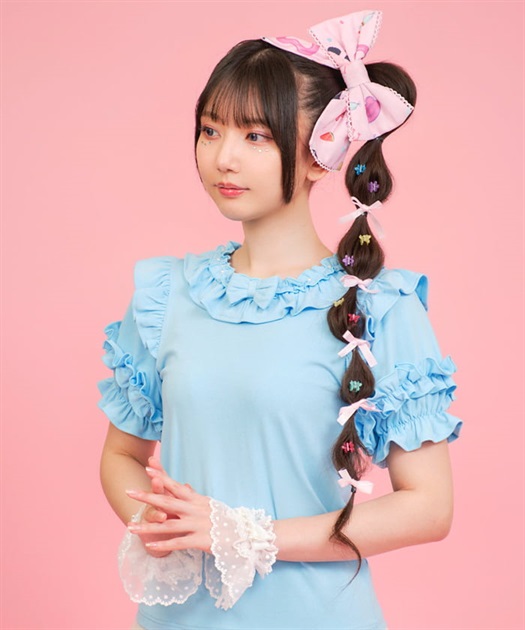 ビッグリボン半袖ブラウス | レディース服・レディース