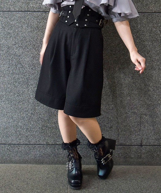 コルセットデザインハーフパンツ | POETIQUE | axes femme コルセットデザインハーフパンツ | POETIQUE | axes femme