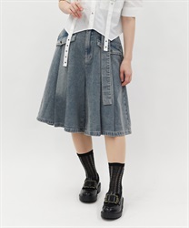 ワイドハーフパンツ(ブリーチ-F)